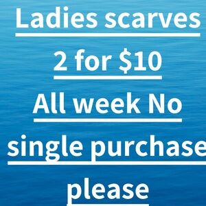 Scarves , any color or size